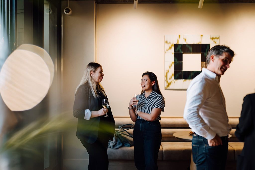 Mosaic's Tiffany with members of the Workspace